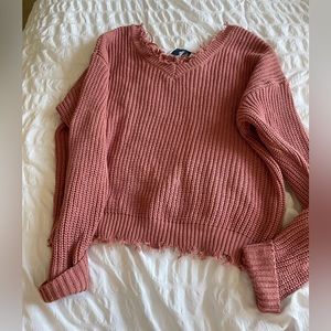 Pink Knit Sweater